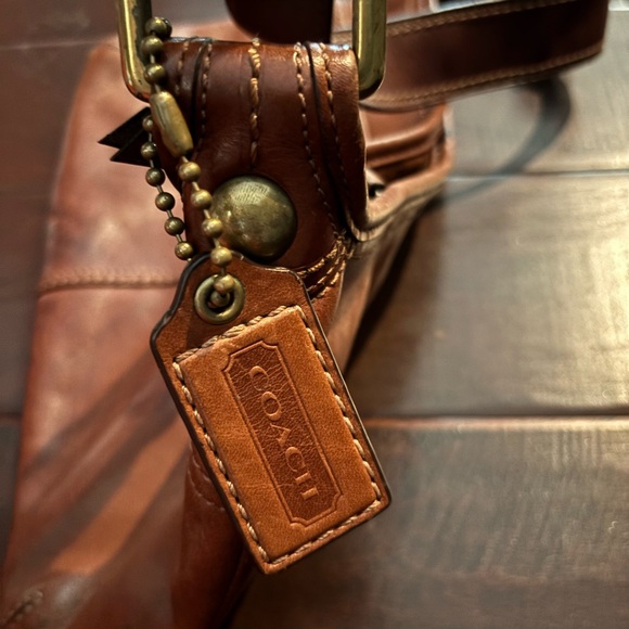 Coach Shoulder Bag Brown Leather, Vintage Y2K F076911416 - Picture 3 of 15
